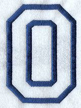 Collegiate Applique Omikron - 5 inch