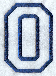 Collegiate Applique Omikron - 5 inch