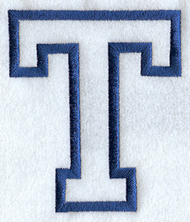 Collegiate Applique Tau - 5 inch