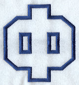 Collegiate Applique Phi - 5 inch