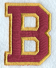 Collegiate Applique Beta - 5 inch