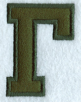 Collegiate Applique Gamma - 5 inch