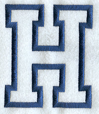 Collegiate Applique Eta - 5 inch