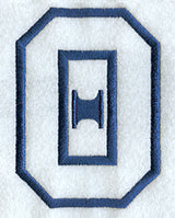 Collegiate Applique Theta - 5 inch