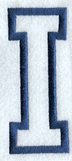 Collegiate Applique Iota - 5 inch