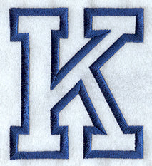 Collegiate Applique Kappa - 5 inch