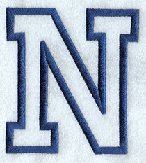 Collegiate Applique Nu - 5 inch