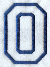 Collegiate Applique Omikron - 5 inch