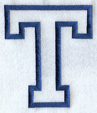Collegiate Applique Tau - 5 inch