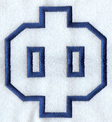 Collegiate Applique Phi - 5 inch