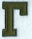 Collegiate Applique Gamma - 5 inch