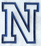 Collegiate Applique Nu - 5 inch