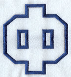 Collegiate Applique Phi - 5 inch