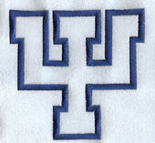 Collegiate Applique Psi - 5 inch
