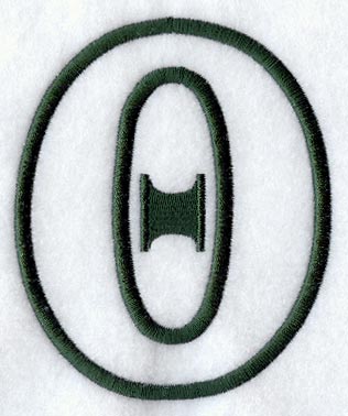 Modern Applique Theta - 5 inch