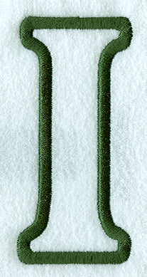 Modern Applique Iota - 5 inch