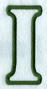 Modern Applique Iota - 5 inch