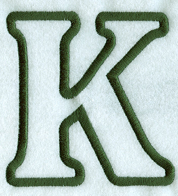 Modern Applique Kappa - 5 inch