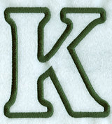 Modern Applique Kappa - 5 inch