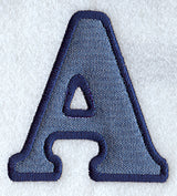 Modern Applique Alpha - 5 inch