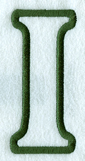 Modern Applique Iota - 5 inch