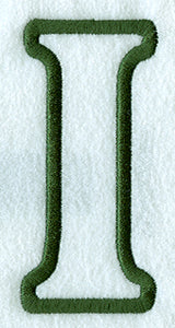 Modern Applique Iota - 5 inch