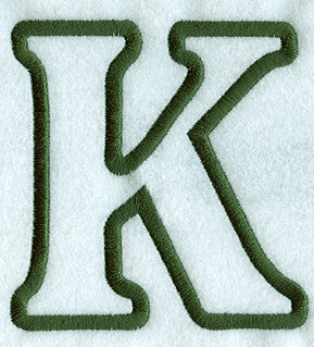 Modern Applique Kappa - 5 inch
