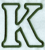 Modern Applique Kappa - 5 inch