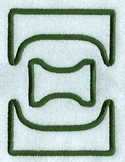 Modern Applique Xi - 5 inch