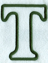 Modern Applique Tau - 5 inch