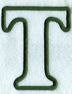 Modern Applique Tau - 5 inch