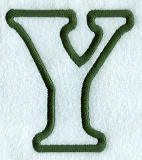 Modern Applique Upsilon - 5 inch