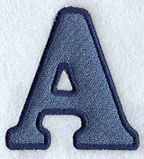 Modern Applique Alpha - 5 inch