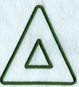 Modern Applique Delta - 5 inch