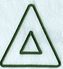 Modern Applique Delta - 5 inch