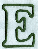 Modern Applique Epsilon - 5 inch