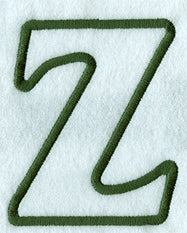 Modern Applique Zeta - 5 inch