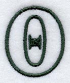 Modern Applique Theta - 5 inch