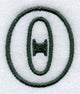 Modern Applique Theta - 5 inch
