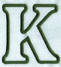 Modern Applique Kappa - 5 inch