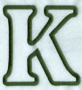 Modern Applique Kappa - 5 inch