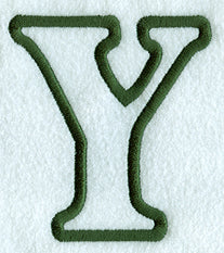 Modern Applique Upsilon - 5 inch