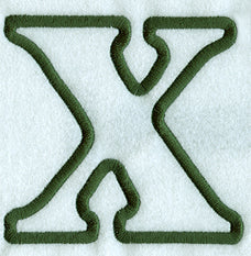 Modern Applique Chi - 5 inch