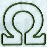 Modern Applique Omega - 5 inch