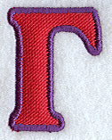 Modern Applique Gamma  - 5 inch