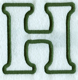 Modern Applique Eta - 5 inch