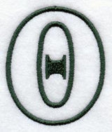 Modern Applique Theta - 5 inch