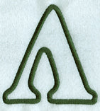 Modern Applique Lamda - 5 inch