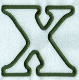 Modern Applique Chi - 5 inch