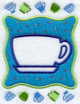 Teacup Frame (Applique)
